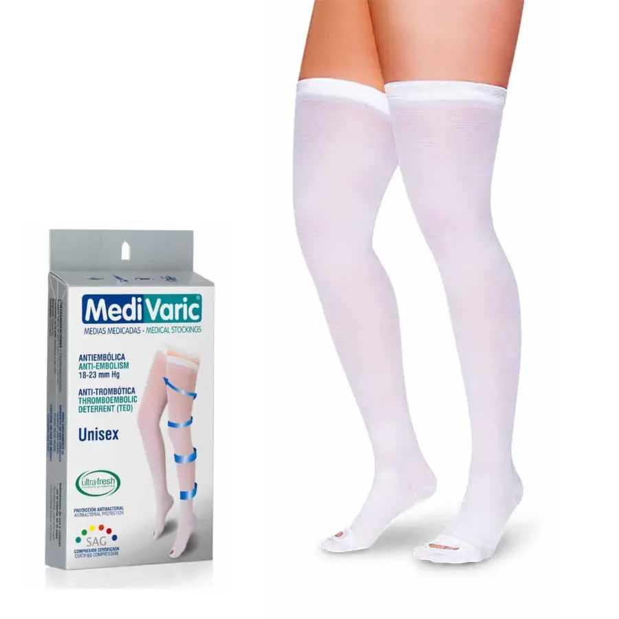 Antiembolic Stockings – Thigh High, 18-23mmH