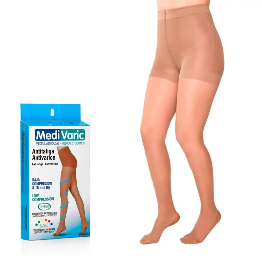 Low Compression Stockings – Closed Toe, Soft/Transparent, 8-15 mmHg