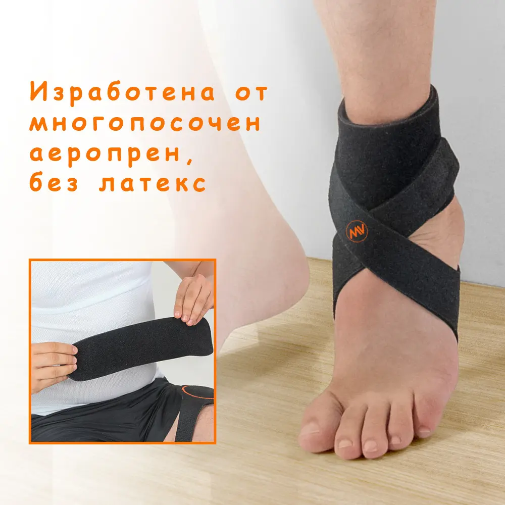 Наглезенка при плантарен фасциит с гел подложка и медна прежда