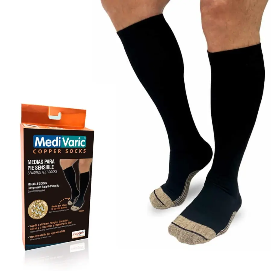 Чорапи с медна прежда – Miracle Socks 8-15 mmHg