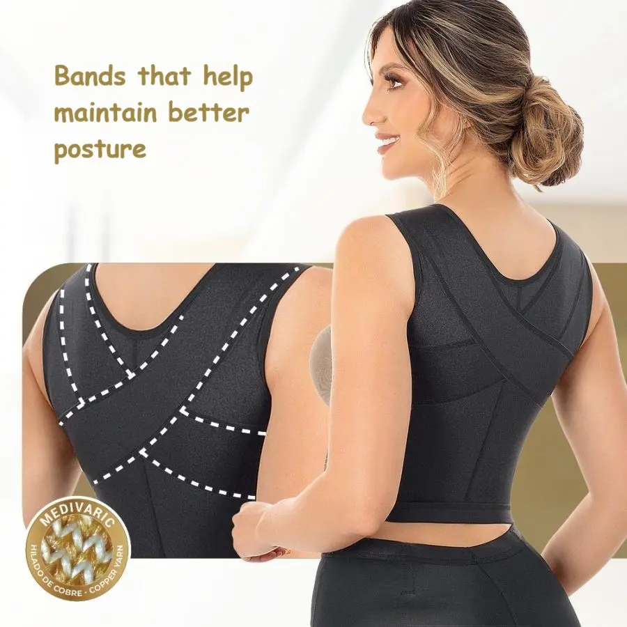 Postoperative Bra with Copper Yarn
