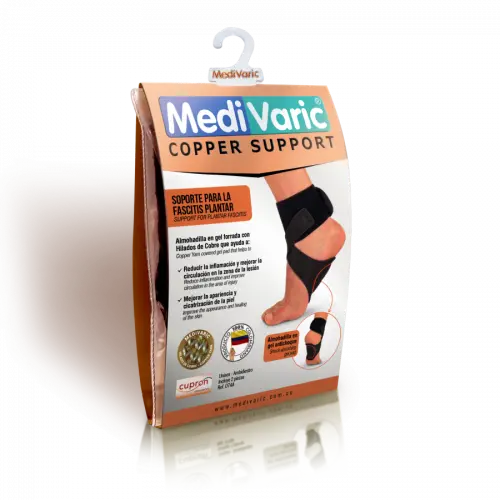 Plantar Fasciitis Anklet with Gel Pad and Copper Yarn