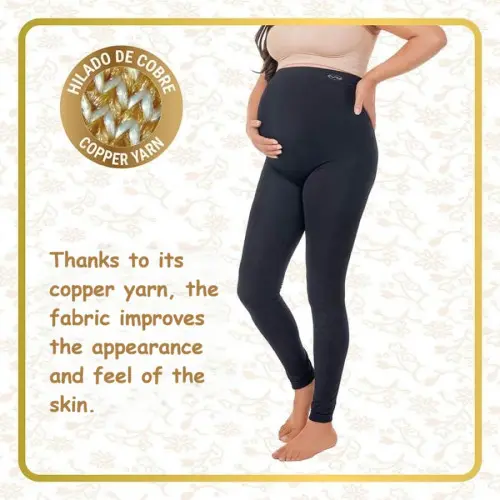 Copper Yarn Maternity Leggings